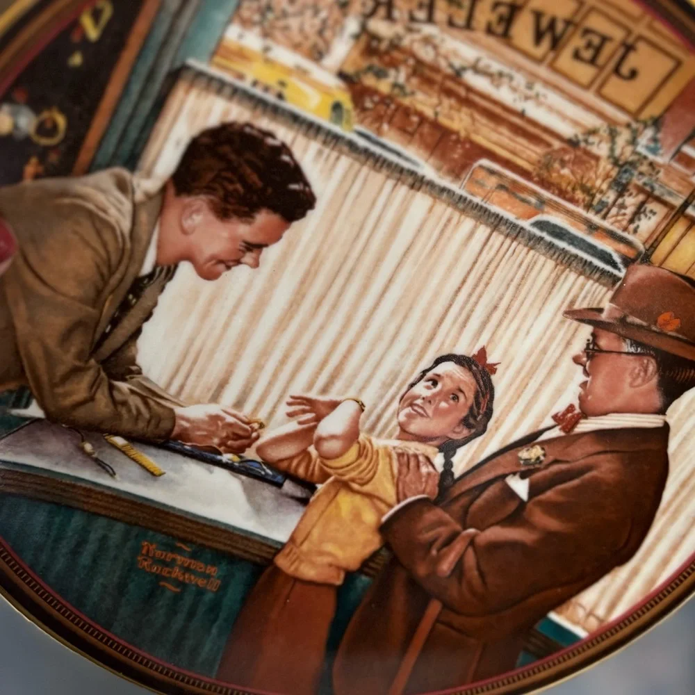 Norman Rockwell “A Time to Keep” Collector Plate – Knowles Fine China